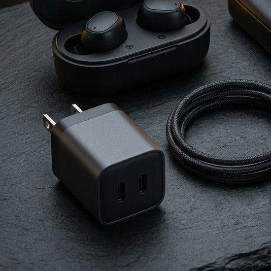 VoltCharge 100W GaN charger with braided cable