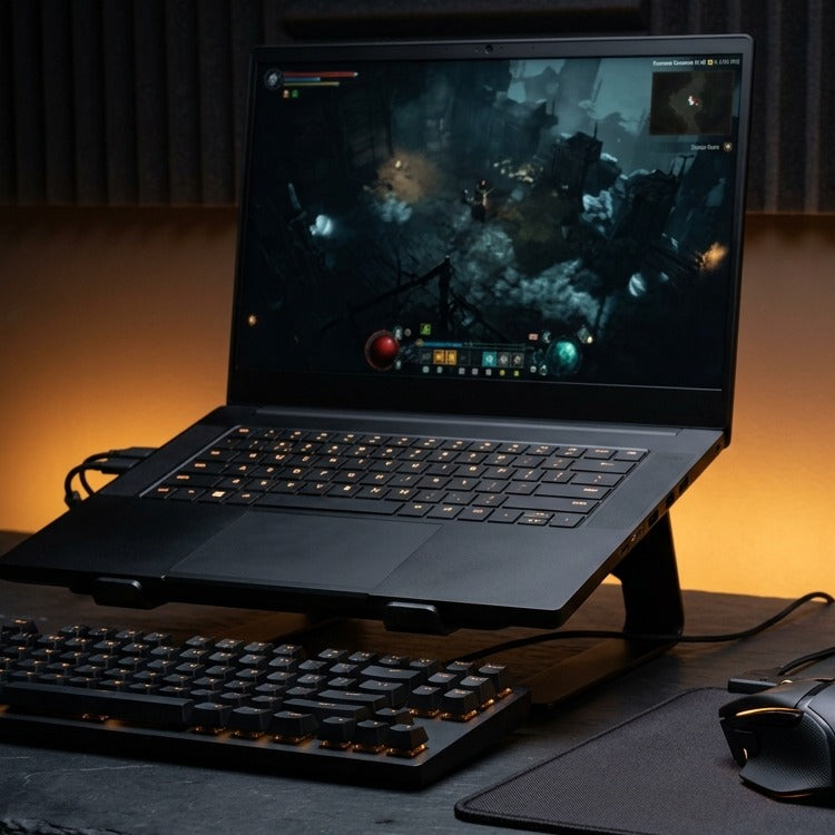 Apex Gaming Laptop X7 desk setup, second angle