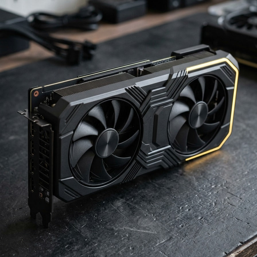 Vector dual-fan graphics card