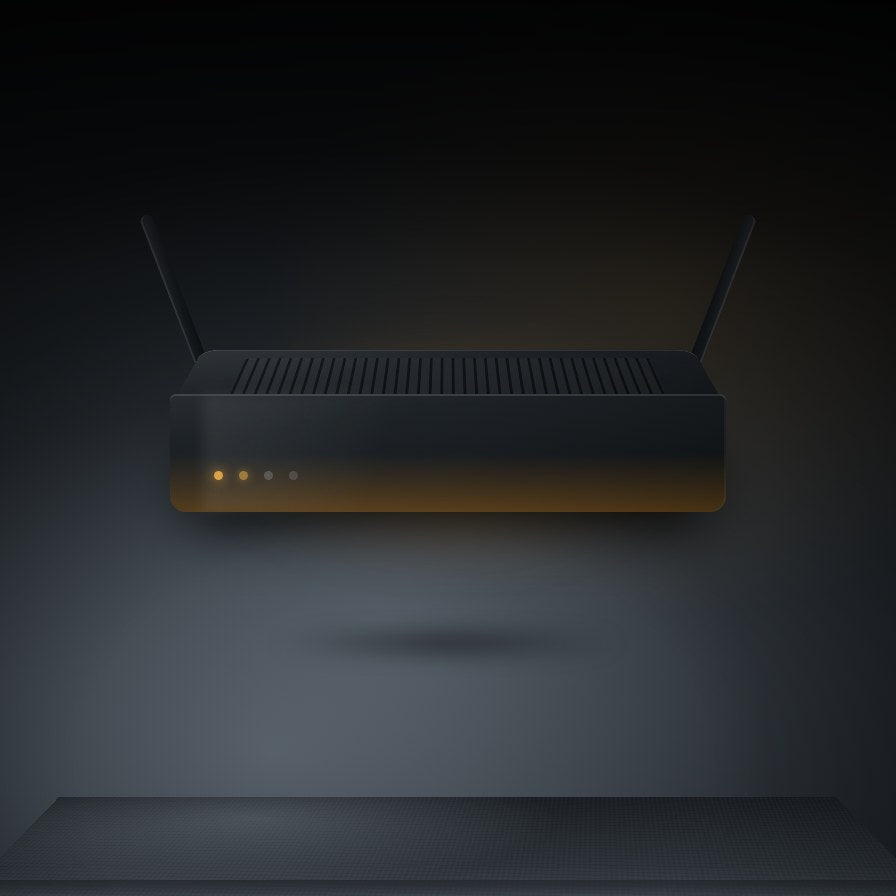 Nexus Wi-Fi 7 router with antennas